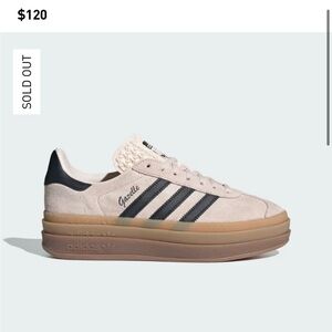 Adidas gazelle platform sneakers